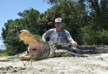 Targeting big Florida Alligators Bob-Carnes-with-a-ten-foot-6-inch-alligator-taken-with-Florida-Hunting-Adventures